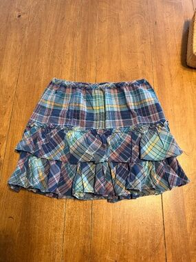 Ralph Lauren plaid girls skirt